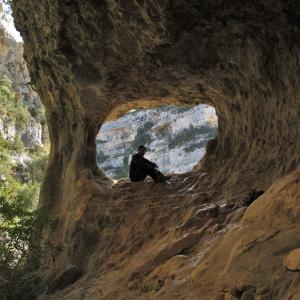 Ventana en la roca